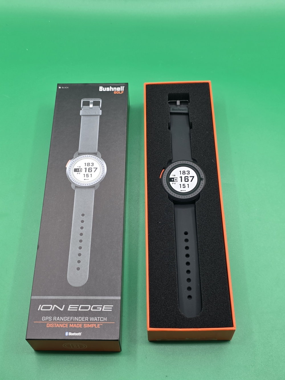 OPEN BOX - Bushnell ION EDGE Golf GPS Rangefinder Watch (Black)